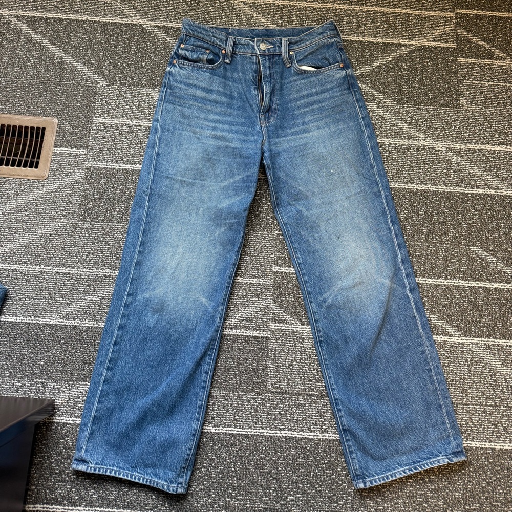 MOTHER Women's Blue Ankle Jeans